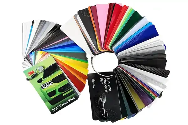 colour change wrap film options from 3M and Avery Dennison